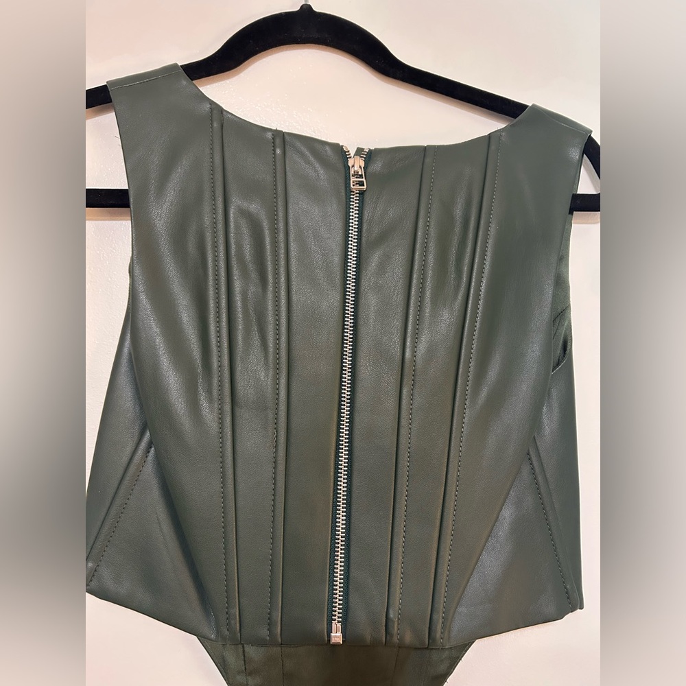 STAUD Dark Green Bodysuit - Picture 4 of 5